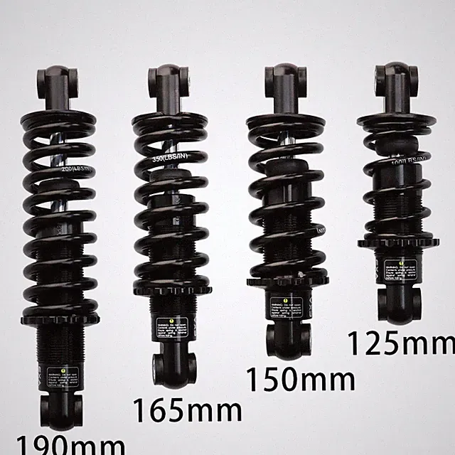 165/190mm Bicycle Coil Rear Suspension Shock Absorber for Mountain Bike/Scooters
