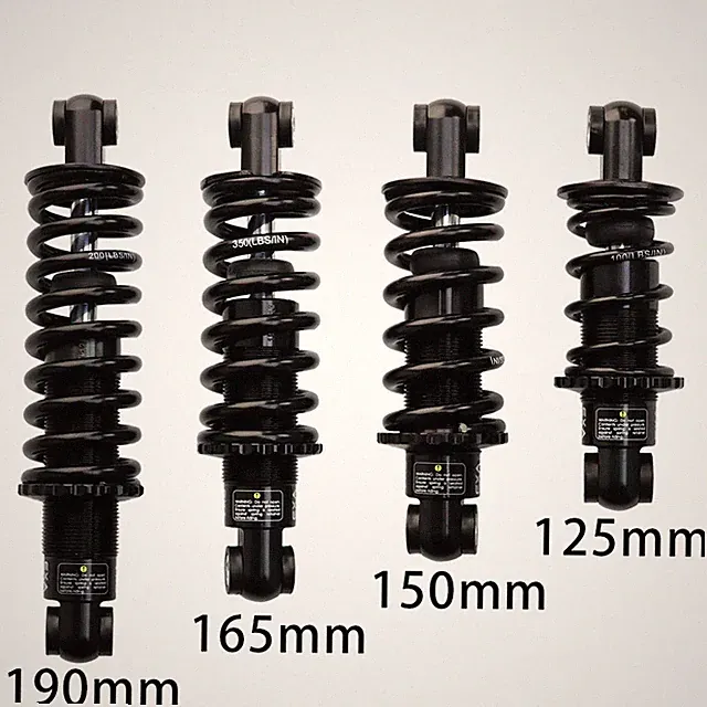 165/190mm Bicycle Suspension Air Rear Shock Absorber for Mountain Bike Scooters