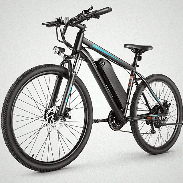 26'' 21-Speed 350W 50lbs Lightweight Geometry Frame Bike City Moutain Bike Blue