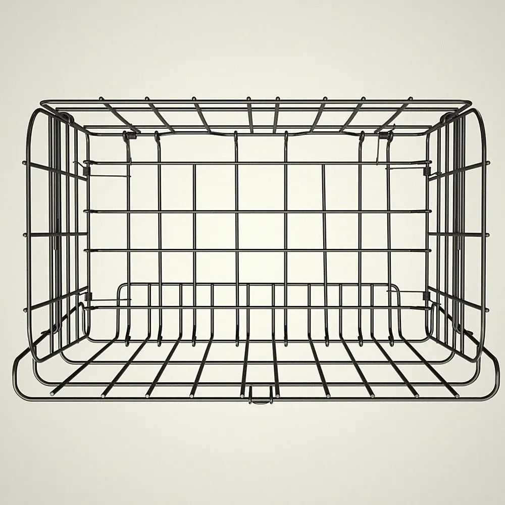 50lb Lightweight Folding Rear Bicycle Basket w/ Waterproof & Liner Kit