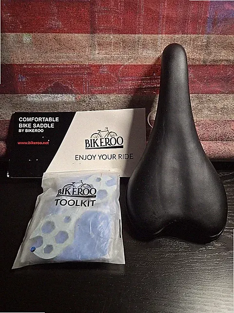 Bikeroo Bike Bicycle Seat Comfort Sport Saddle Black