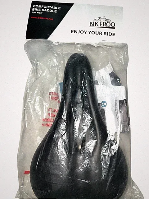 Bikeroo Memory Foam Bike Seat - Comfort Bicycle Saddle New In Package