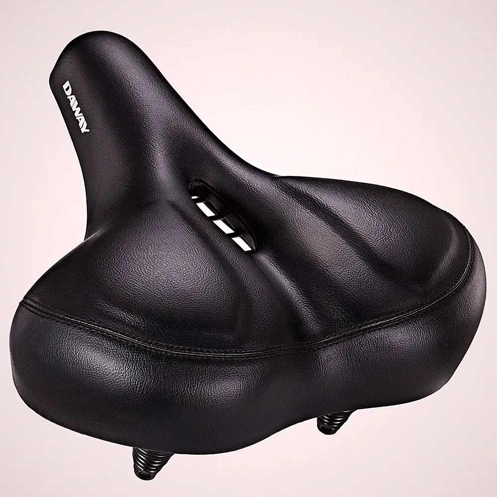 C50 Extra Wide Bike Seat - Oversized Comfort Foam Bicycle Saddle for Men, Wom...