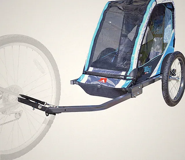 Deluxe Steel Child Trailer for Sports Adventures and Family Outings
