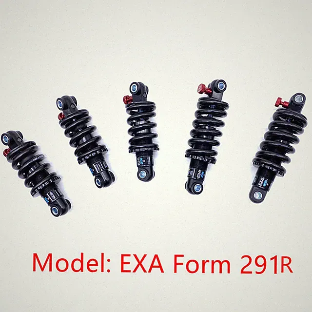 Downhill MTB Bike Rear Shock Absorber Adjustable Suspension Spring 125-190mm