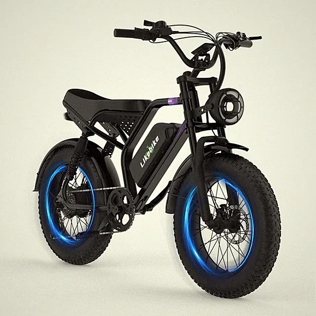 Electric Bike 1500W 32MPH 48V 20Ah 20in All-Terrain Fat Tire E-Mountain Ebike