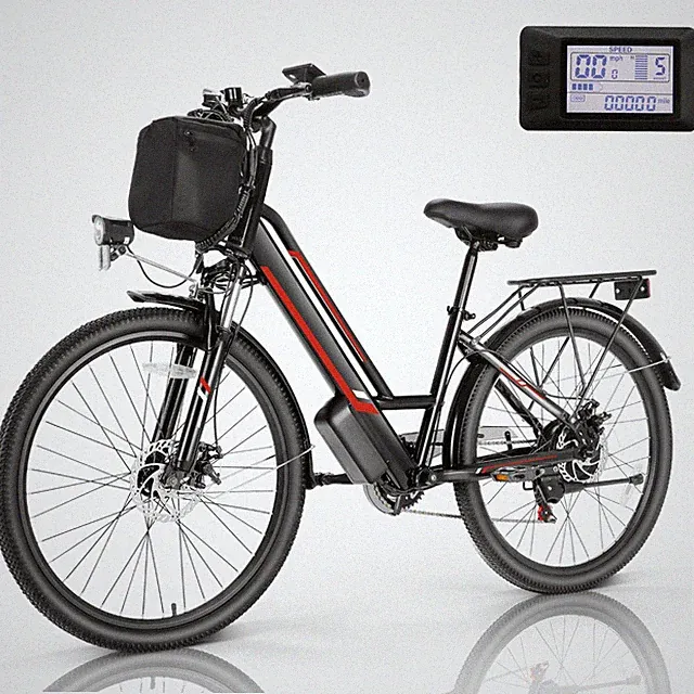 Electric Bike 500W 48V City Commuter E-bike 26 Inch Electric Bicycle for Adults