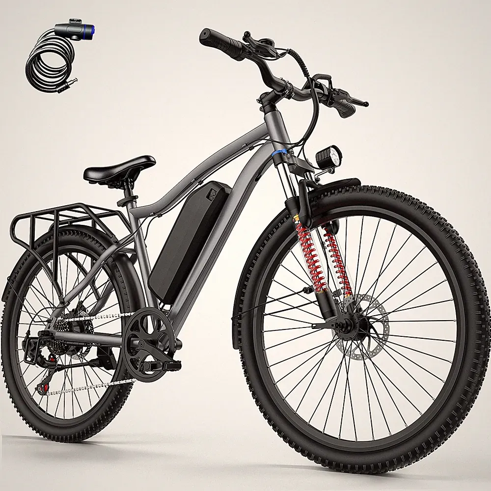 Electric Bike for Adults 720W 26" Tire 25Mph 50Miles E-bike 7-Speed Dual Brake