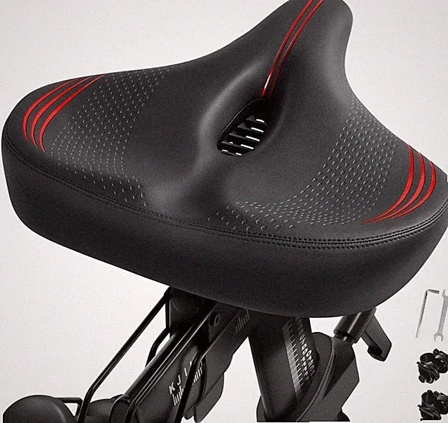 Extra Oversized Bike Seat Cushion for Peloton Bike & Bike+, Comfort Bicycle Seat