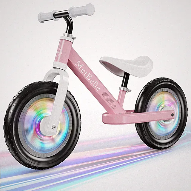 MetBelle Toddler Balance Bike 2 Year Old,12”No Pedal Kids Indoor Outdoor Toy...