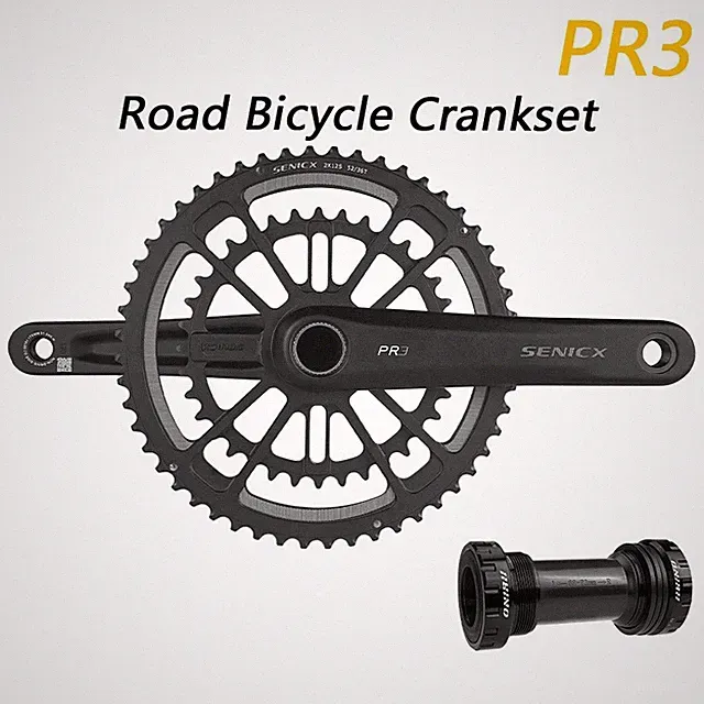 Road Bicycle Crankset 165/170/172.5/175mm Chain 46-30T/50-34T/52-36T Cranks