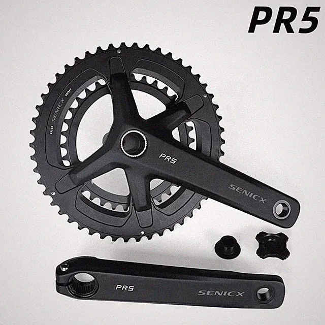 Road Folding Bike Crankset with BB 170/172.5mm Double Chainring 50-34T/52-36T