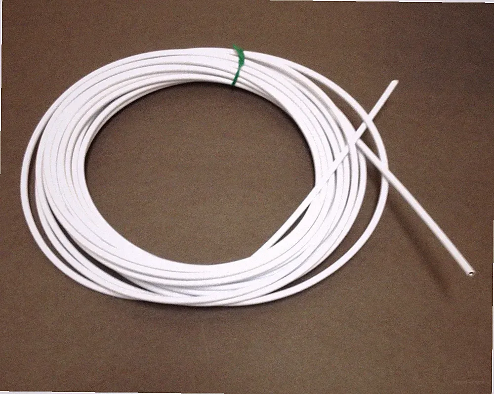 WHITE BICYCLE BIKE WHITE BRAKE CABLE HOUSING 50 FT ROLL NEW